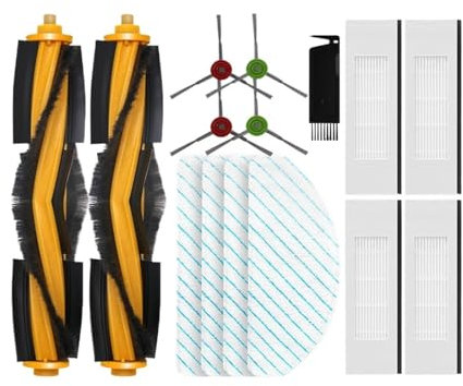 NQILGDOH Zubehör Zubehör Walze Hauptseitenbürste Hepa-Filter Mopp Lappentuch. Kompatibel Mit Yeedi Vac 2 Pro. Ersatzteile for Roboterstaubsauger