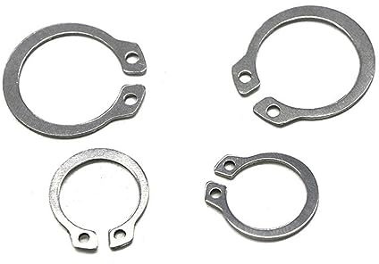 Unterlegscheiben aus Edelstahl，Flachscheibe， 50 Stücke M8 M9 M10 M11-M40 GB894 Externe Halte Sicherungsringe Lagerhalter Sicherungsring 304 Edelstahl C-Clip Unterlegscheiben(M40 10Pcs)