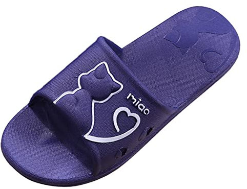 Chanclas Hombre Sandalias Deportivo Playa Y Piscina Zapatillas Casual Hombre Baratas Zapatos Pareja Hombre Zapatillas Antideslizantes con Fugas Agua Huecas Dibujos Animados Zapatillas Baño El Verano