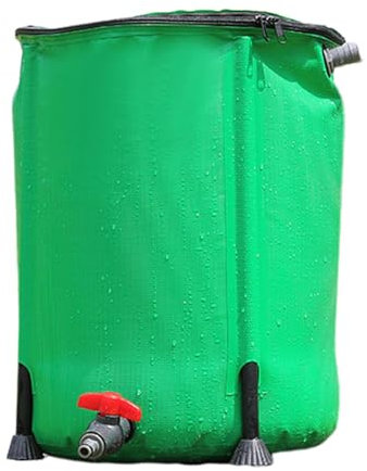 Regentonne zum Auffangen von Regentonne, faltbar, Regentonne, zusammenklappbar, aus PVC, tragbarer Wasserbehälter, Auffangbehälter