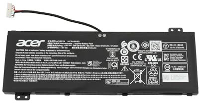 Acer AP18E7M Originale Batteria 58,75Wh (AP18E7M) per Nitro 5 (AN515-46), (AN515-58), Swift X (SFX14-51G)