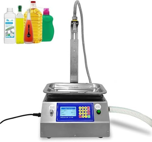 FUEPRFL Liquid Filling Machine Diaphragm Pump Automatic Bottling Machine Digital Control, for Essential Oil, Wine, Beverage, Lotion, Low Viscous Liquids, 10L/MIN~/