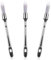 3 PCS Sash Paint Brushes, 0.37 Inch Small Round Paint Brush for Walls Decorating, Trim Painting Tools for Baseboards, Corners, Edges, Narrow Areas, Touch Up, Fast Accurate Cutting-in (Grey)