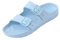 Sandalias Mujer,Sandalias Antideslizantes para piscina,ducha,playa.(Azul cielo 38)