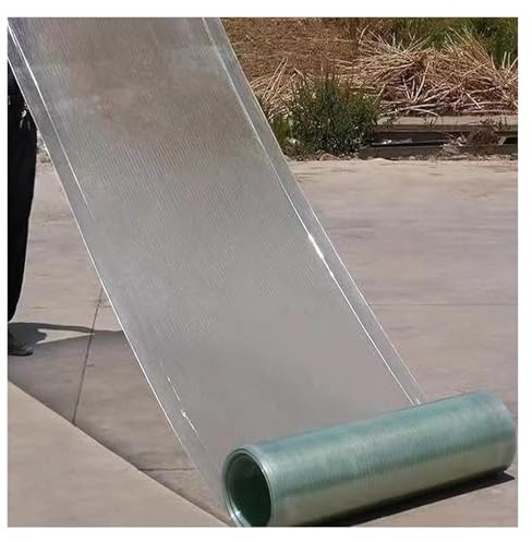 Panneaux de toiture isolés pour serre 0,8 mm - En polycarbonate - Matériau de toiture transparent - Facile à couper - 0,5 x 1 m