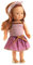 Djeco Puppe Sophie | 32 cm große Spielpuppe ab 3 Jahren mit Schlafaugen & rotem Haar zum Frisieren | weiches Vinyl | Kleidung waschbar | POMEA Rollenspielpuppe