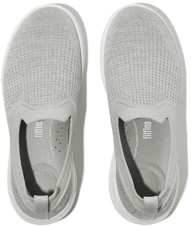 Fitflop Super-Q Knit Slip-Ons ZILVER - Größe 39