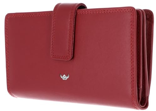 Golden Head Leder Geldbörse Polo RFID Protect Damenbörse 2800 Rot dunkelrot