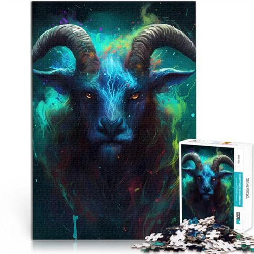 1000-Teile-Puzzle für Teenager Stressabbau – Staycation – Zeit totschlagen Faun verzaubert Geburtstagsgeschenk, Geschenke38x26cm