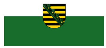 TS24DIREKT Sachsen Flagge ca. 90 x 150 cm
