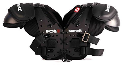 BARNETT Mark II American Football Schulterschutz Profi, schwarz L