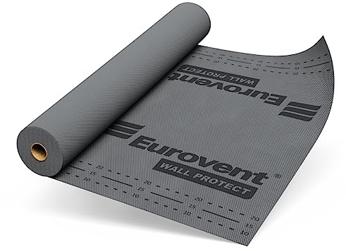 Eurovent® WALL PROTECT 75 m² - Lámina protectora para fachadas (1 capa, cortavientos)