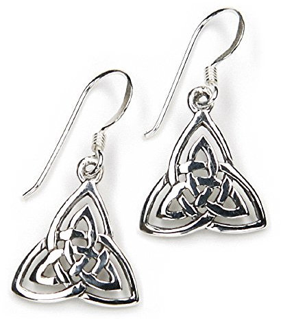 Drachensilber keltische Ohrringe Ohrhänger 925 Silber Schmuck Kelten Ohrschmuck Frauen