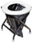 YACHTICON Mobile Klapptoilette weiß | Camping WC Klo Notfalltoilette | ideal für Festivals, Reisen, Garten