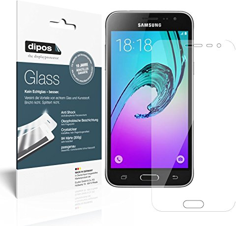 Ecultor dipos I 2X Protection ecrán Compatible avec Samsung Galaxy J3 (2016) Verre Souple Film Protecteur 9H