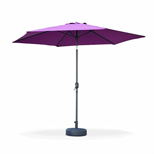 Alice's Garden sweeek - Sombrilla redonda 3m, Touquet, Violeta, 294x294x243 cm