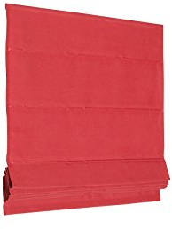 BASIC RAFFROLLO ROT 140x175 cm - MEGA AUSWAHL - 11 MAßE UND 7 FARBEN IM SHOP - RAFFGARDINE FALTROLLO