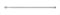 UNIVERSAL Twist and Fit Net curtain Tension Rod, Spring loaded, White, (91-154cm)