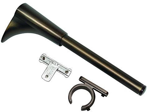 Universal Träger 1- und 2-Lauf für Ø 20 mm bronze