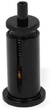 Befestigungsset, M10x1 Deckenbefestigung mit Schlitz und Drahtseilhalter/Gripper | schwarz