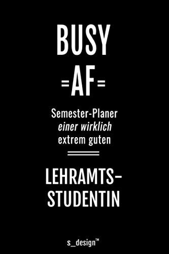 Studienplaner / Studienkalender / Studenten-Kalender 2020 / 2021 für Lehramt-Studenten / Lehramts-Studentin: Semester-Planer / Uni-Kalender von Oktober 2020 bis Oktober 2021
