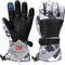 Odtmger Skihandschuhe, Wärmste wasserdichte und Atmungsaktive Schneehandschuhe für Kaltes Wetter, Passt Sowohl Männern als auch Frauen, für Eltern-Kind-Outdoor