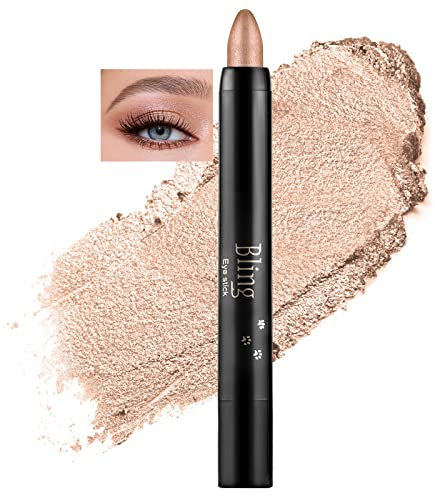 Boobeen Eyeshadow Pencil Crayon Wasserfester Lidschattenstift Shimmer Cream Eyeshadow Pen Erstellen Sie glitzerndes Augen-Make-up, einfach zu verwenden