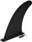 ECD Germany Premium SUP Finne für Stand Up Paddle Boards, Abnehmbare Single Center Finne, Slide-In Systeme, 25x21x3,5 cm, Nylon, Schwarz, Abziehbare Universal Ersatzfinne Surfbrett Surfboard Flossen