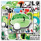 50 Stück Golf-Aufkleber, trendig, wasserdicht, Golf-Sport-Aufkleber für Laptop, Wasserflasche, Skateboard, Handy, Computer, Scrapbook, Motorrad, Auto, Fahrrad, Gepäck, Kinder, Erwachsene