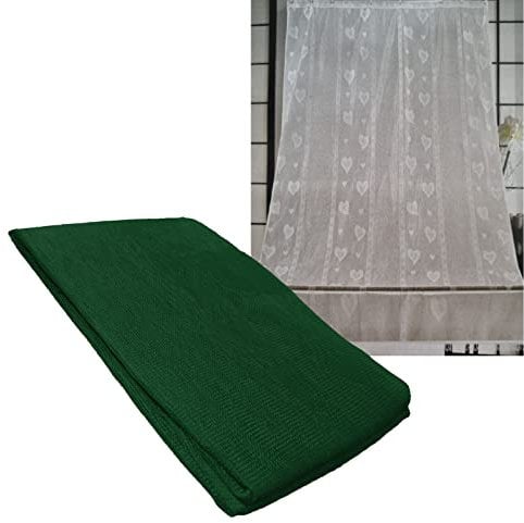 Luga Tenda Zanzariera telo mosche porta balcone finestre moschiera 150x250 cm (Hear/Verde)