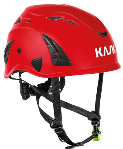 KASK Schutzhelm Superplasma PL 2.0 - Kletterhelm, Bergsteigerhelm nach EN 12492 - Gr. 51-62 cm universal einstellbar, Farbe:rot