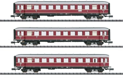 MiniTrix T15405 Personenwagen 3er-Set Die roten Bamberger Teil 1 der DB Teil 1