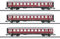 MiniTrix T15405 Personenwagen 3er-Set Die roten Bamberger Teil 1 der DB Teil 1