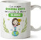 MUGFFINS Tazas Personalizadas para SOBRINA NIETA - En Español - Eres Mejor del Mundo - 11 oz / 330 ml - Regalo personalizable original y divertido