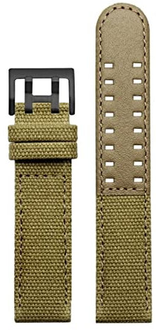 vkeid Leder-Nylon-Uhrenarmband, passend für Hamilton, passend für Khaki Field Watch H760250, H77616533, passend für Seiko Watch, Anti-Fall-Armband, 20 mm, 22 mm Uhrenarmband