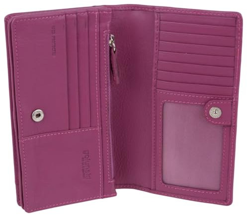 Golunski Leder Damen Geldbörse/Geldbörse RFID-geschützt, Orchidee, Einheitsgröße, Modern