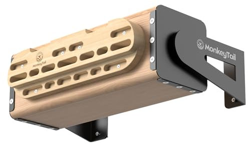 MonkeyTail Original Climbing Backboard Rolling Verstellbares Trainingsboard Montagebrett Halterung für Klettertraining