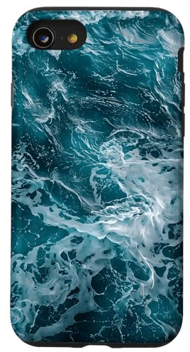 iPhone SE (2020) / 7 / 8 Blue Sea Ocean Waves Water Wave Case
