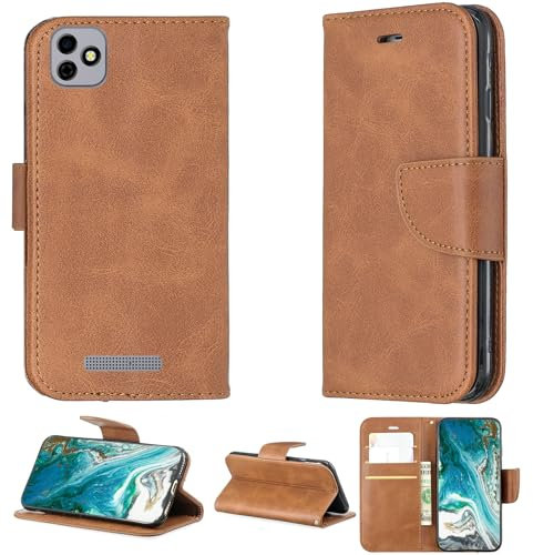 CWEIYUSHU hülle Für Opel Mobile Smart 55q Hülle Case Handyhülle Schutzhülle YZW Brown