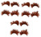 HAPINARY 3er-sets Dramatische Falsche Wimpern Kostümwimpern Weiche Natürliche Wiederverwendbare Flauschige Wimpernstreifen 2 Paar * 3
