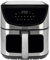 JOCCA - Freidora de Aire Caliente 8L| Freidora Sin Aceite| Air Fryer| Temporizador| Temperatura Ajustable| Cocina Sana| (Gris Ventana)