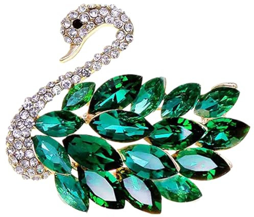 ZEPFJHE Exquisites Schwan Brosche Pin Pin Langable Corsage Pin Kleidung Juwely Geschenk Für Individuen