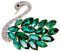 ZEPFJHE Exquisites Schwan Brosche Pin Pin Langable Corsage Pin Kleidung Juwely Geschenk Für Individuen