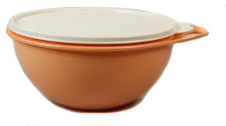 Tupperware Rührschüssel Maximilian 3 L pastellorange Maxima Salatbar Schüssel
