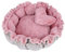 Glield Cuccia per cani e gatti di piccola taglia rosa rotonda PTW05 (S)