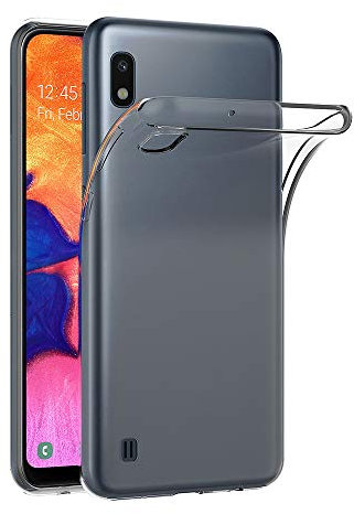 AICEK Hülle Compatible für Samsung Galaxy A10 Transparent Silikon Schutzhülle für Samsung A10 Case Clear Durchsichtige TPU Bumper Galaxy A10 Handyhülle (6,2 Zoll)