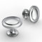 FURNIWARE 12 Pack Cabinet Hardware Sturdy Knobs, Kitchen Door Cabinet Chrome Plated Antique Solid Knobs - 1-1/4 (30mm) Diameter