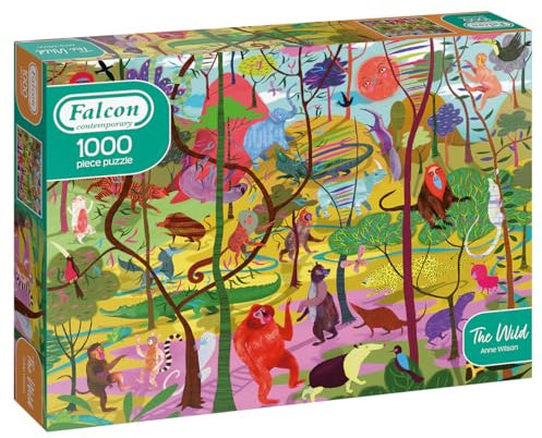 Jumbo, Falcon Contemporary - The Wild, Puzzle für Erwachsene, 1000 Teile