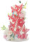 36 Pack Red Glitter 3D Butterfly Cupcake Toppers Hollow Butterfly Cake Decorations for Birthday Wedding Fairy Party Butterfly Wall Sticker Decal for Background Wall Decoration