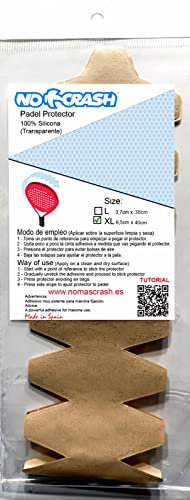 No+Crash Protector Pala Padel Transparente XL SIN Personalizar